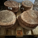 Ca. 12x Pallet Rosewood Schijven, Diverse afmetingen